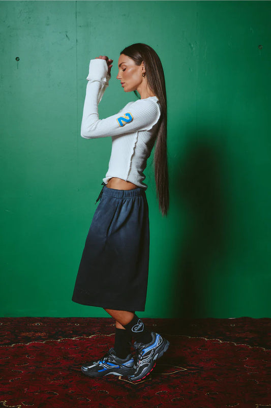 Ten on Repeat Top Off White