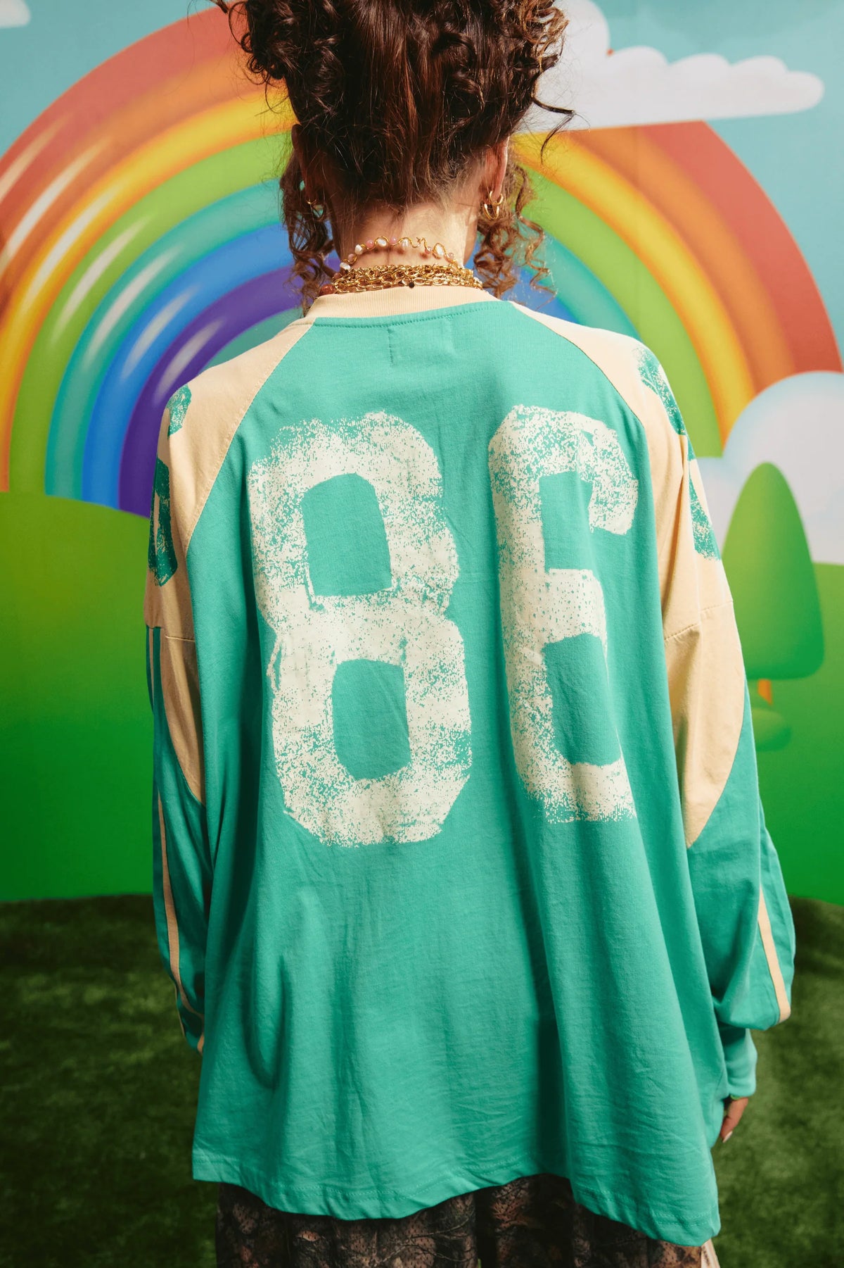 The High Quality Human Tee Green