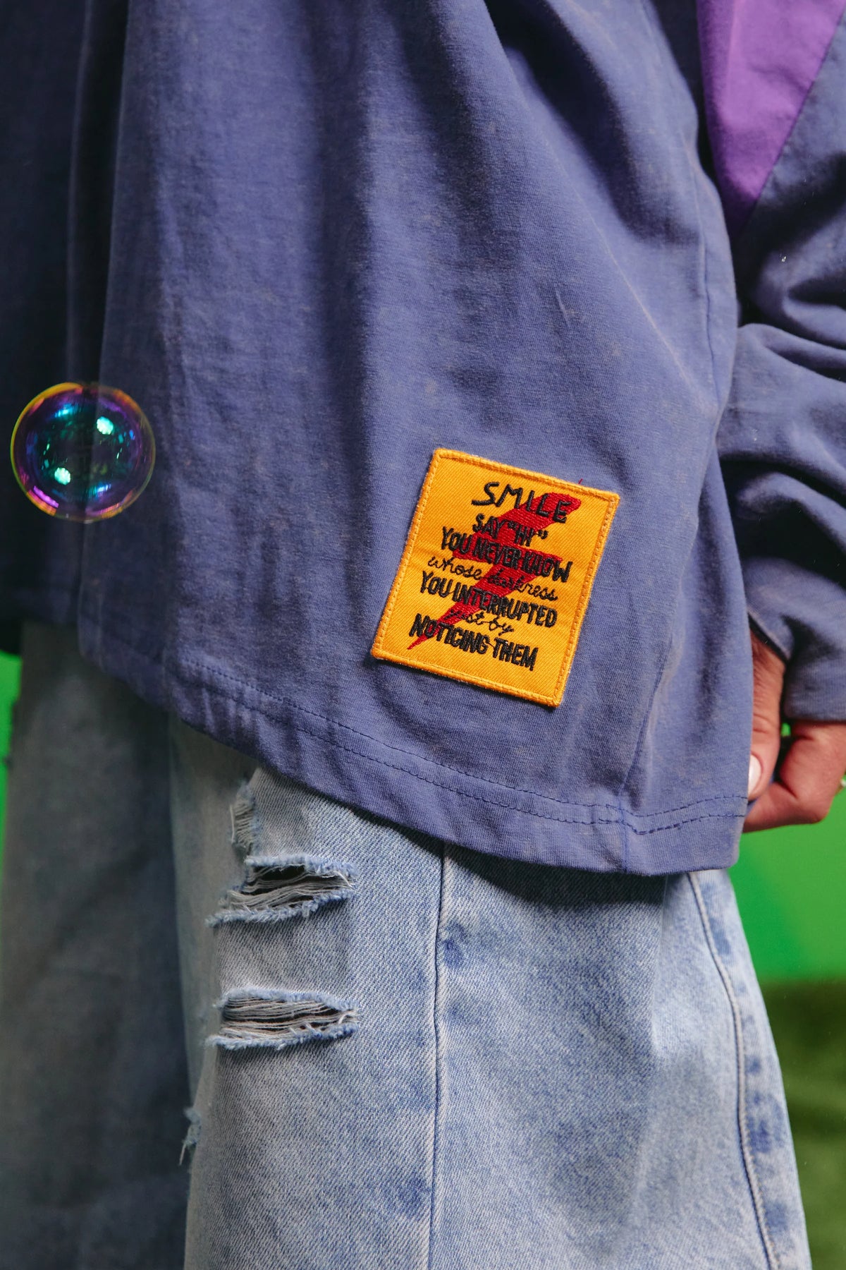 The High Quality Human Tee Purple