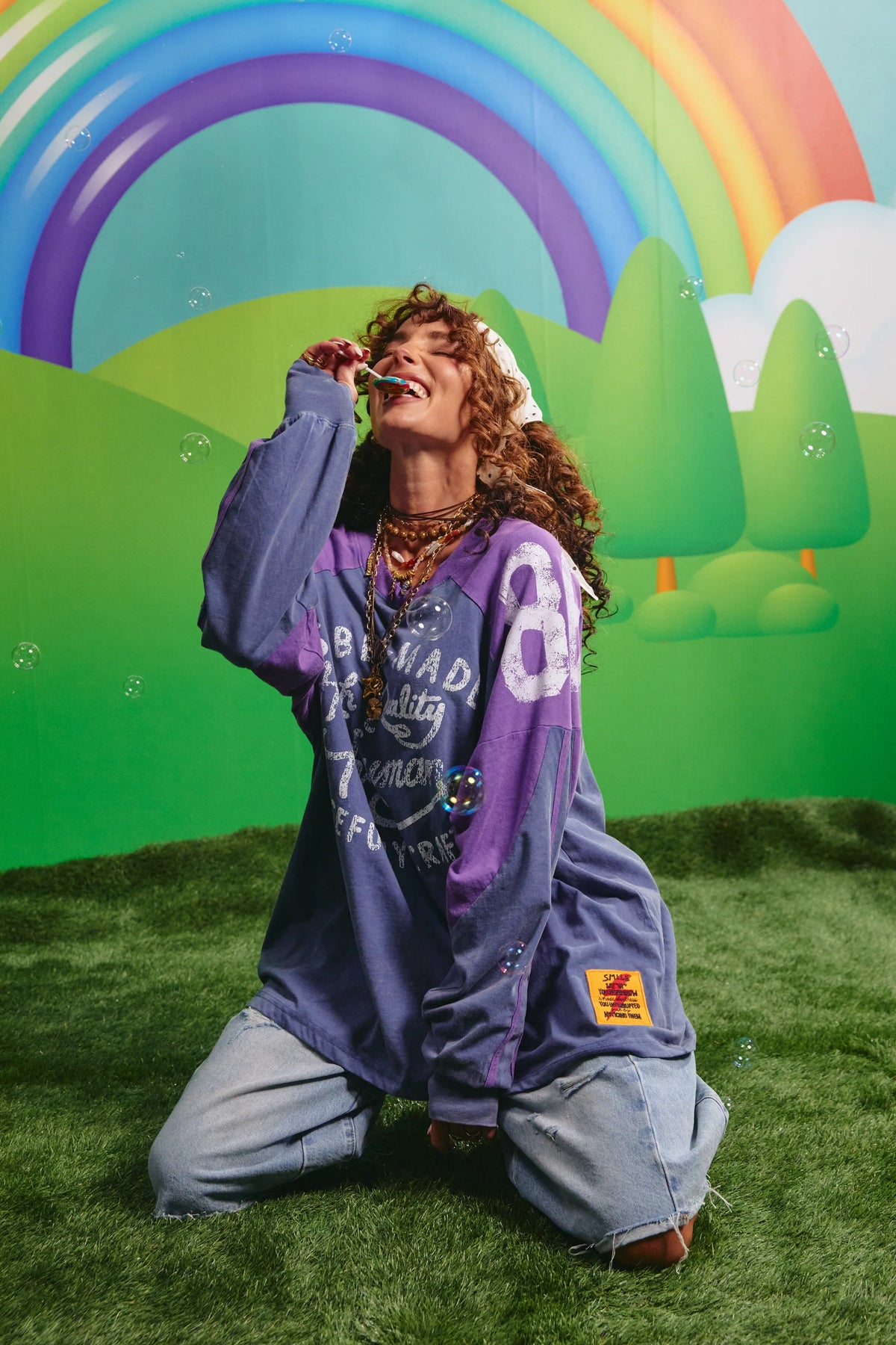 The High Quality Human Tee Purple