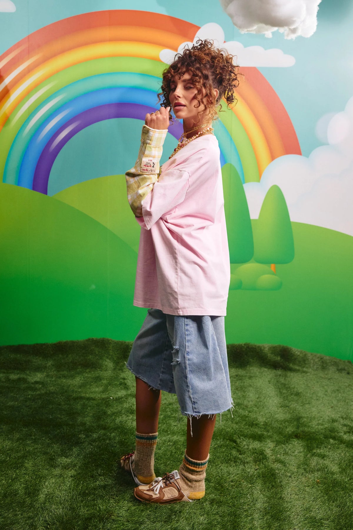 The Sabbi Outlaw Shirt Pink/Green