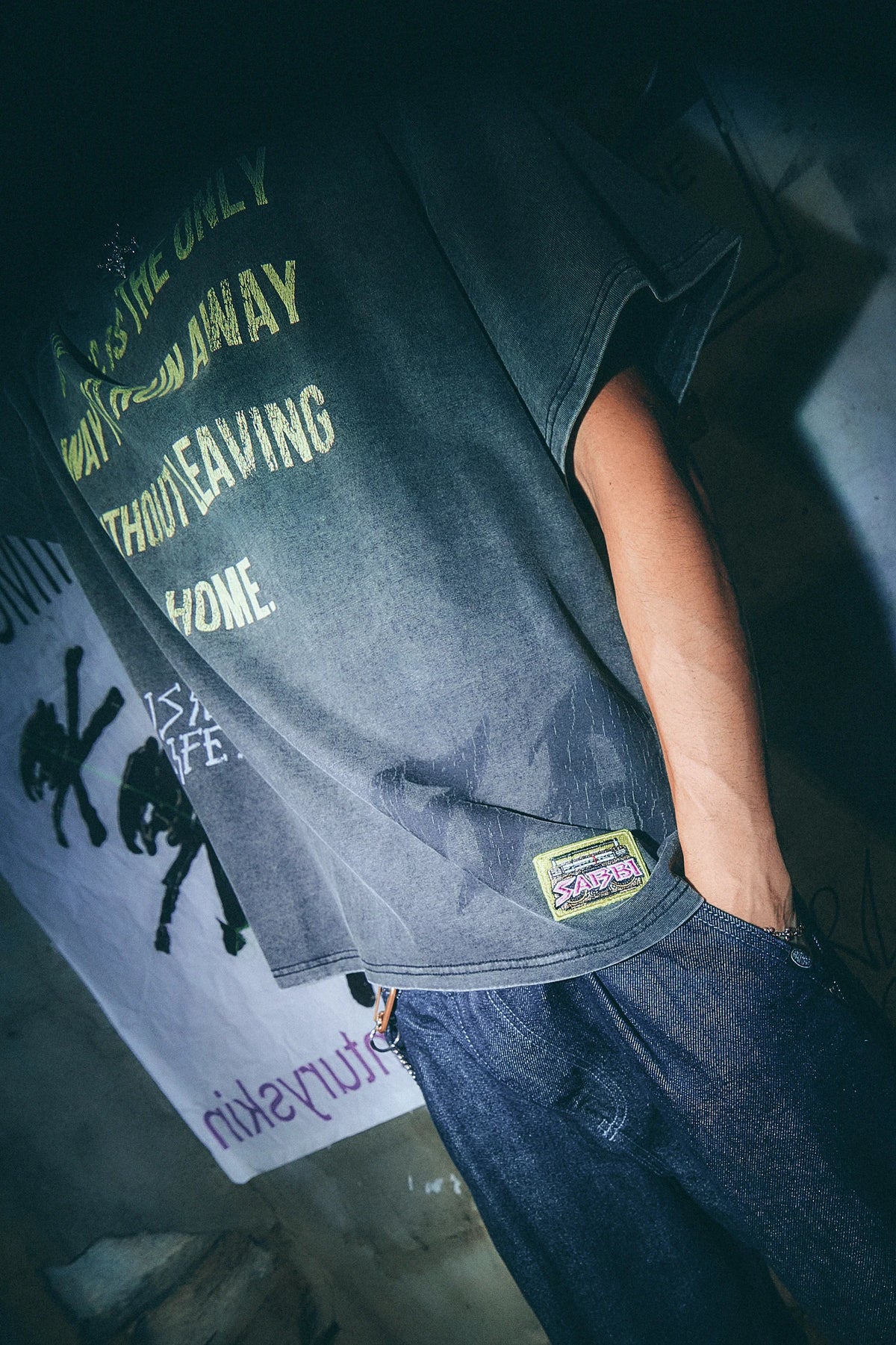 The Vinyl Shop Tee Black