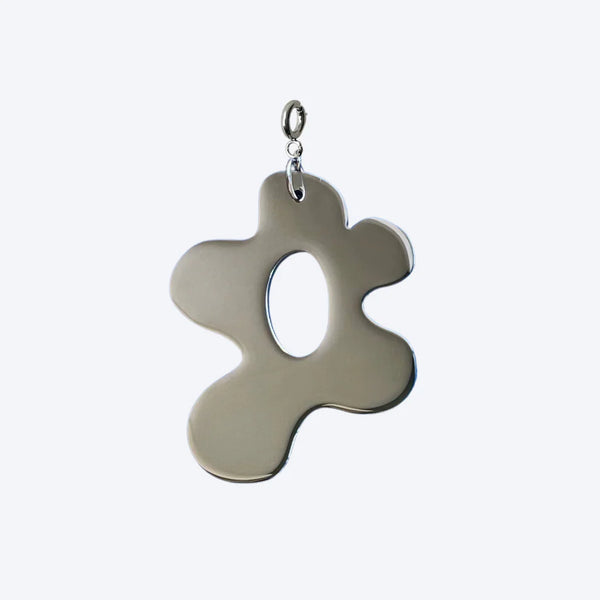 Wild bloom pendant silver
