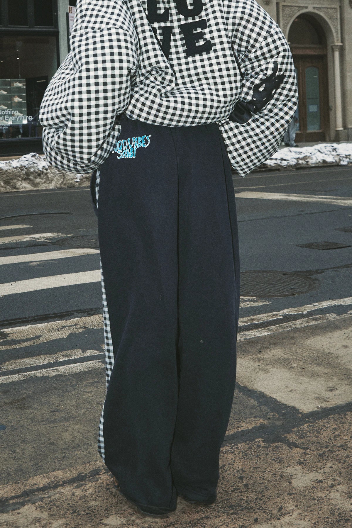 Be Happy Wide Leg Sweat Pants