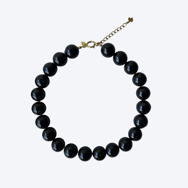 Midnight black necklace