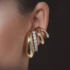 Double Kos Earcuff gold