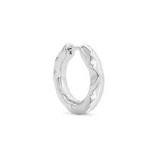 Kos Molten Earring 20mm silver