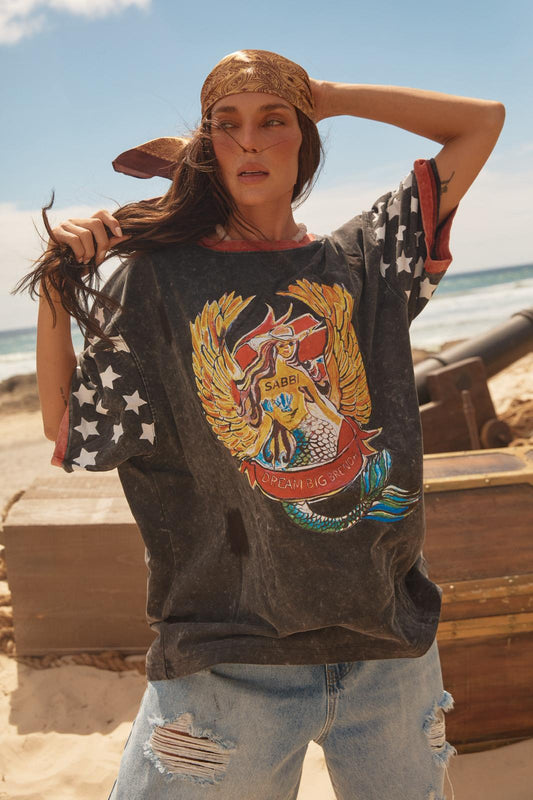 Oversized t-shirt vintage dream big