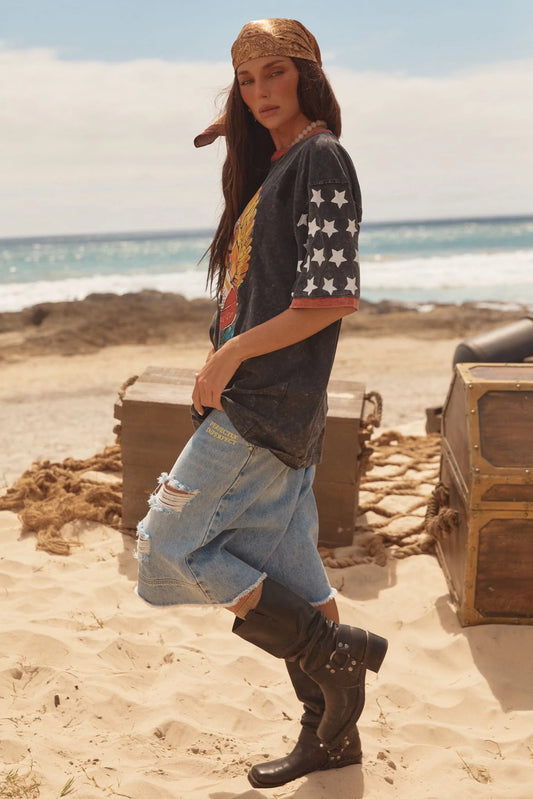 Oversized t-shirt vintage dream big