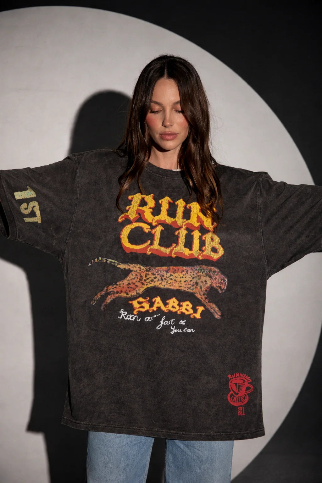Run Club Tee Black