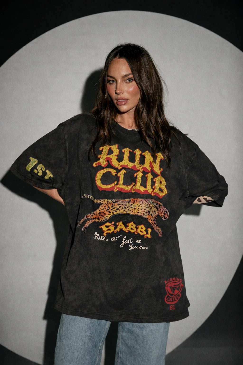 Run Club Tee Black